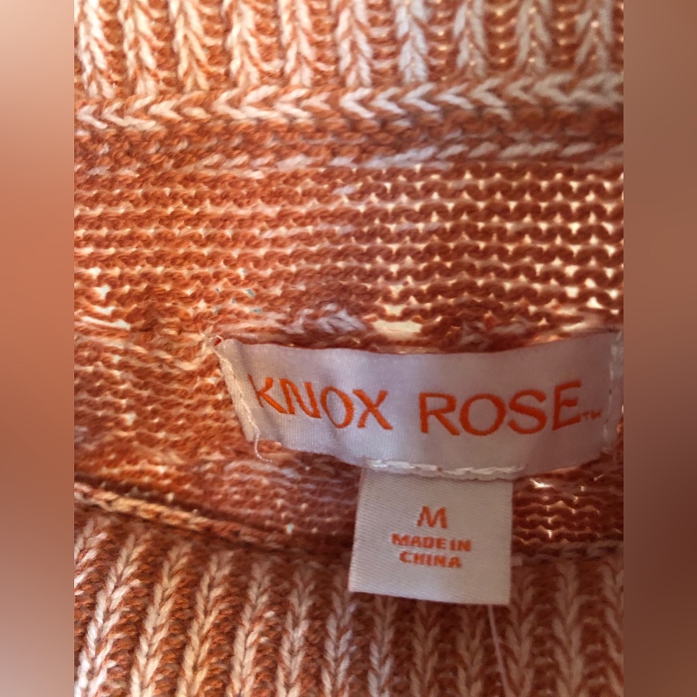Knox Rose Women’s Textured Turtleneck Sweater — NWT, Size M - Picture 3 of 7